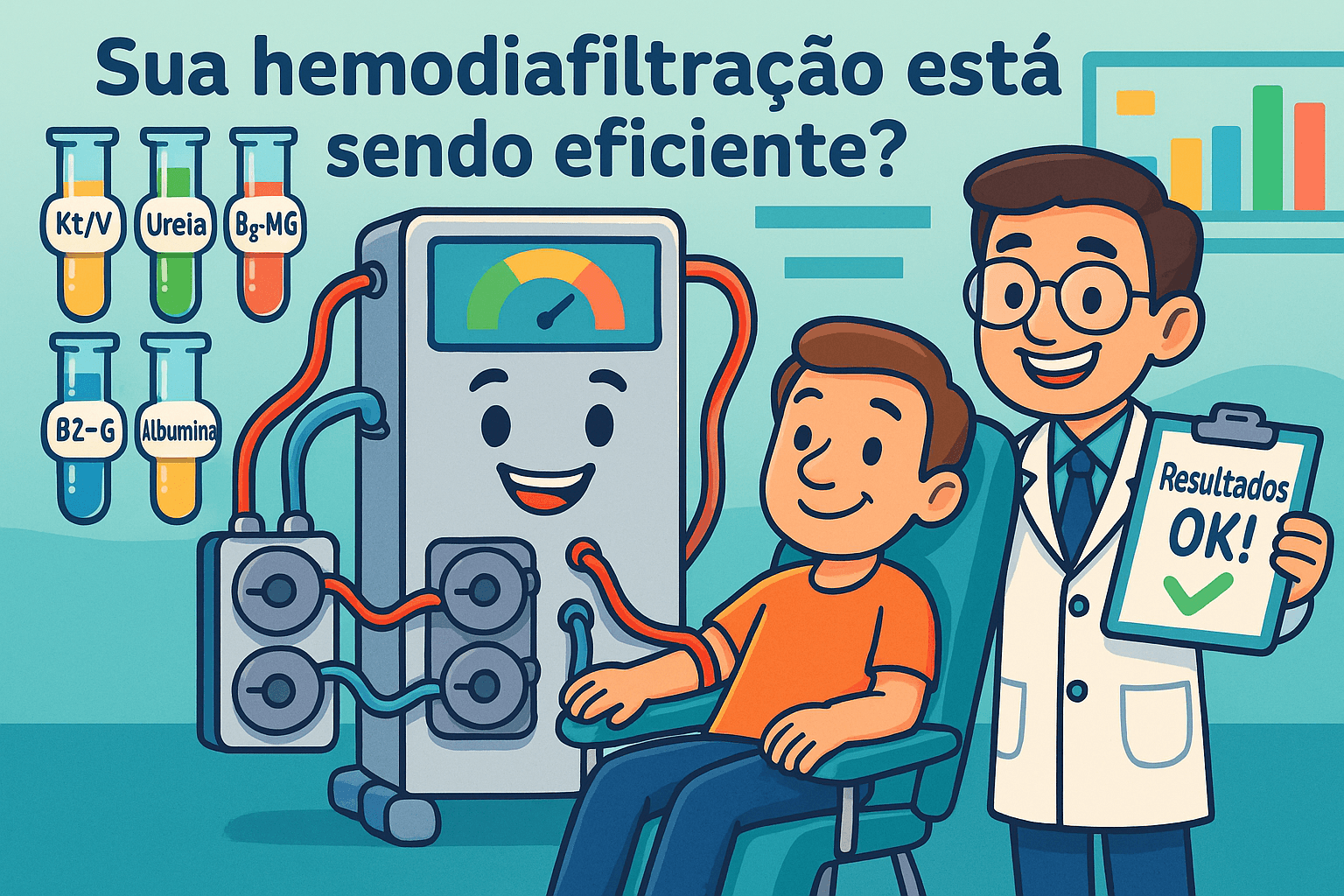 Sua hemodiafiltração está sendo eficiente? Marcadores laboratoriais que revelam a resposta do seu tratamento