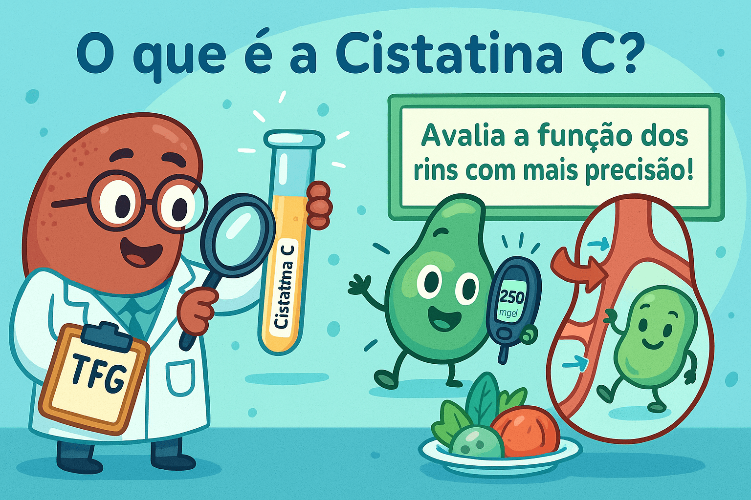 O que é a Cistatina C e qual sua importância para a saúde dos rins