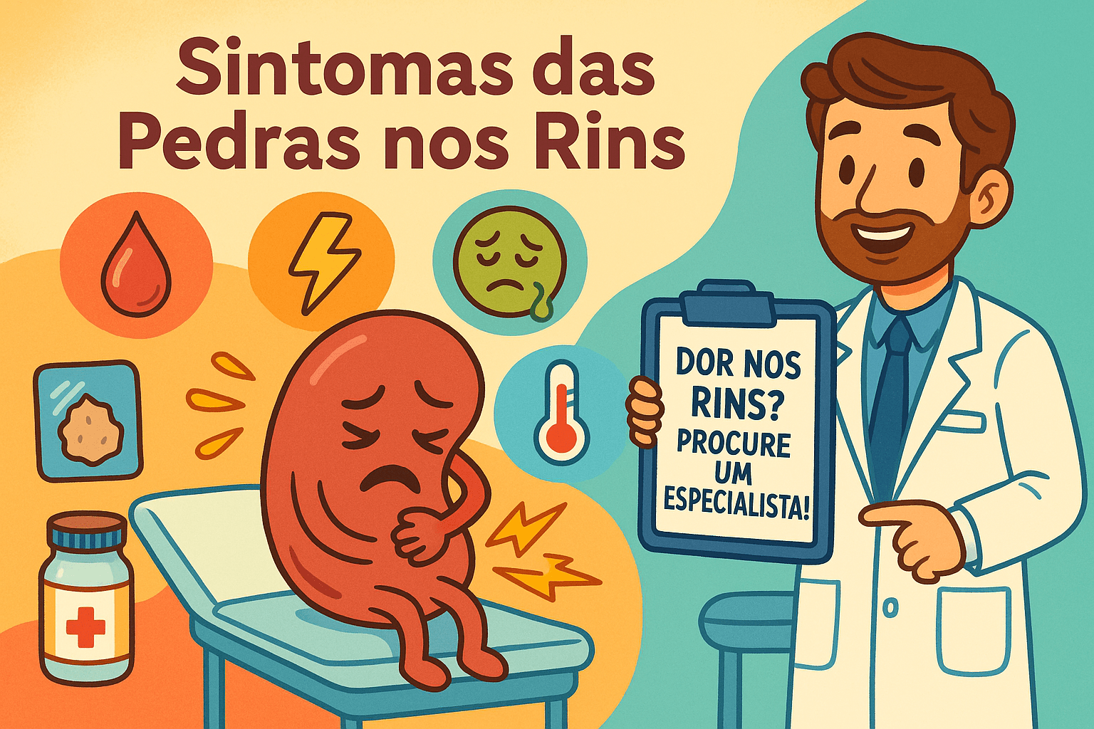 Pedra nos Rins: Sintomas Comuns e Quando Procurar Ajuda Médica