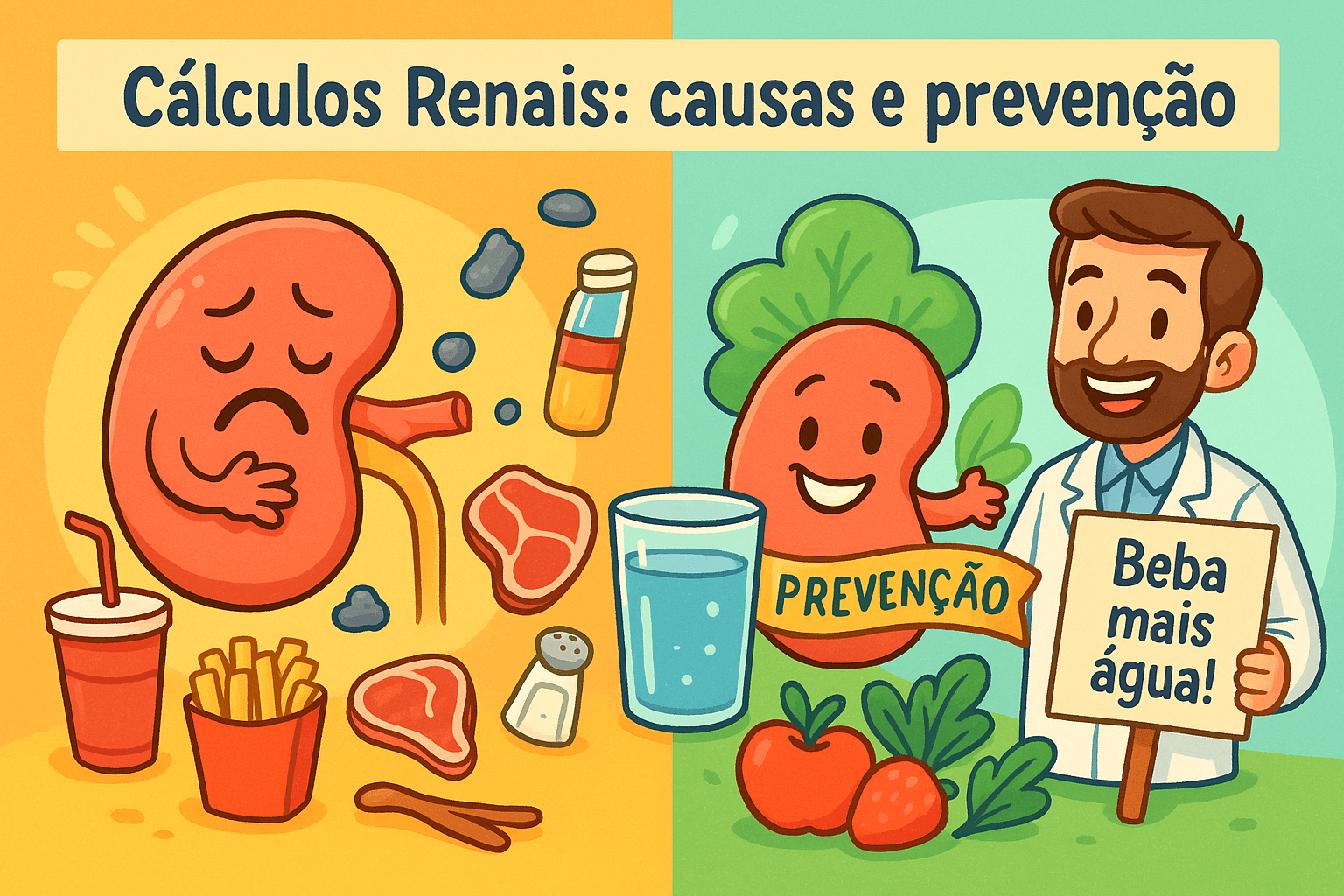Pedra nos Rins: O Que Causa e Como Prevenir Cálculos Renais